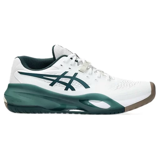 Giày Tennis Asics Gel Resolution – Chính Hãng – Trắng/Xanh lá - Ảnh 3
